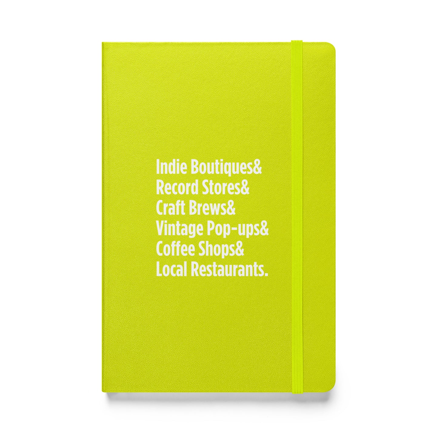 "Only on Main Street" (Local Businesses) Hardcover Bound Notebook