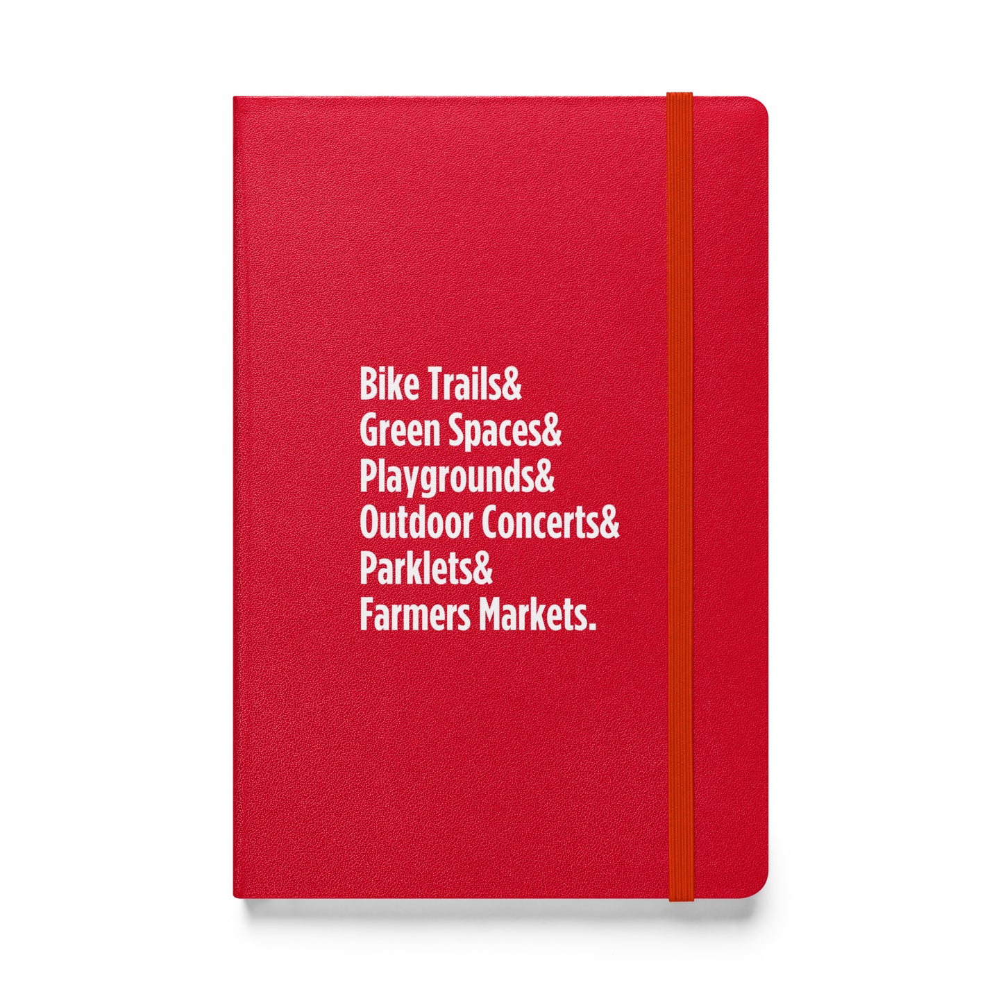 "Only on Main Street" (Greenspaces) Hardcover Bound Notebook