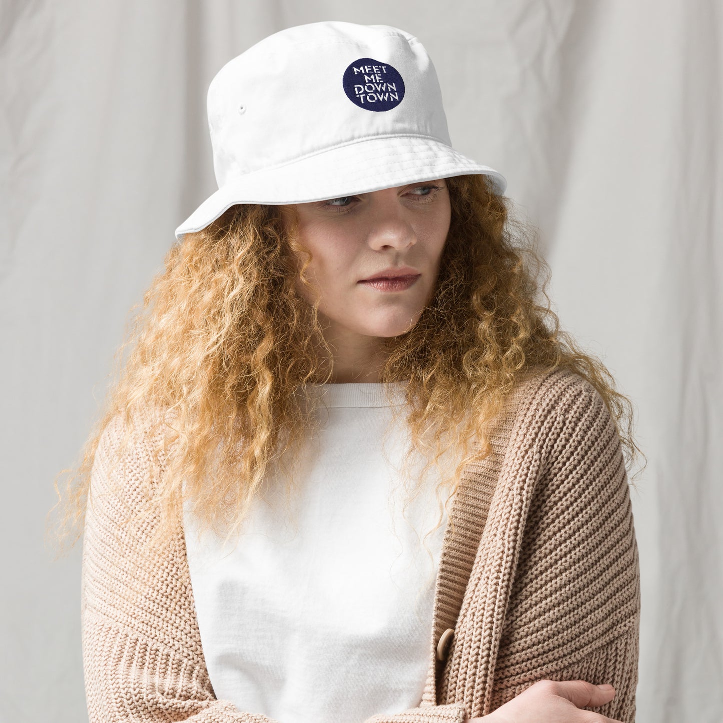 "Meet Me Downtown" Organic Bucket Hat