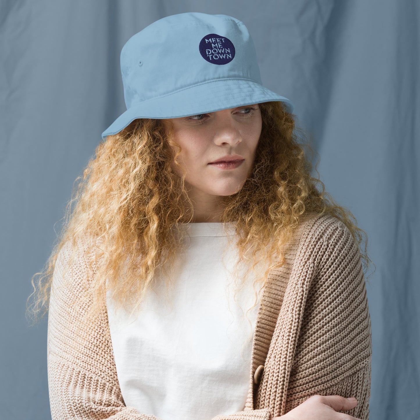 "Meet Me Downtown" Organic Bucket Hat