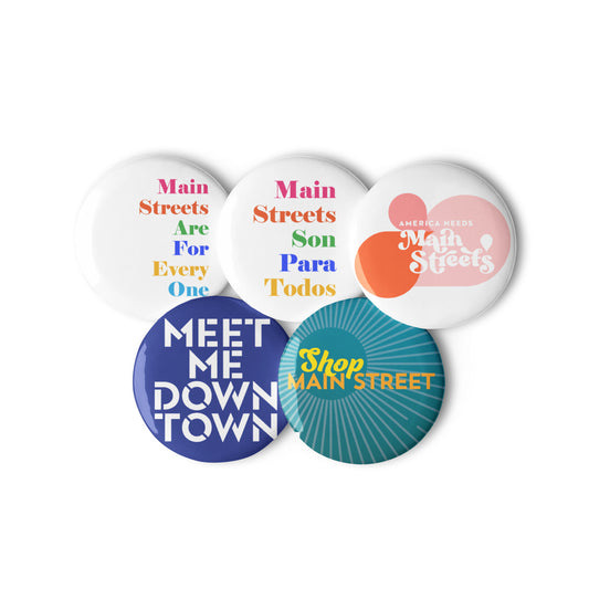 Assorted Set of Pin Buttons