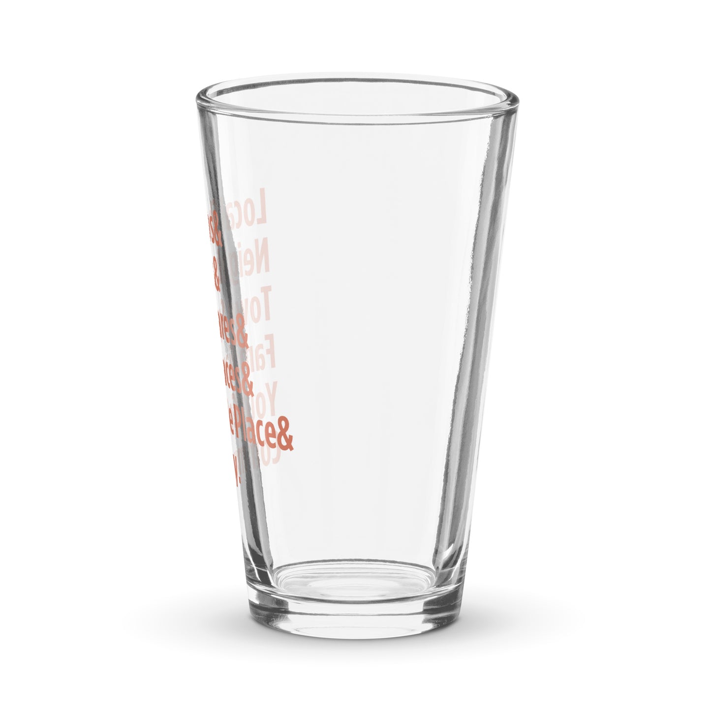 "Only on Main Street" (Community) Shaker Pint Glass