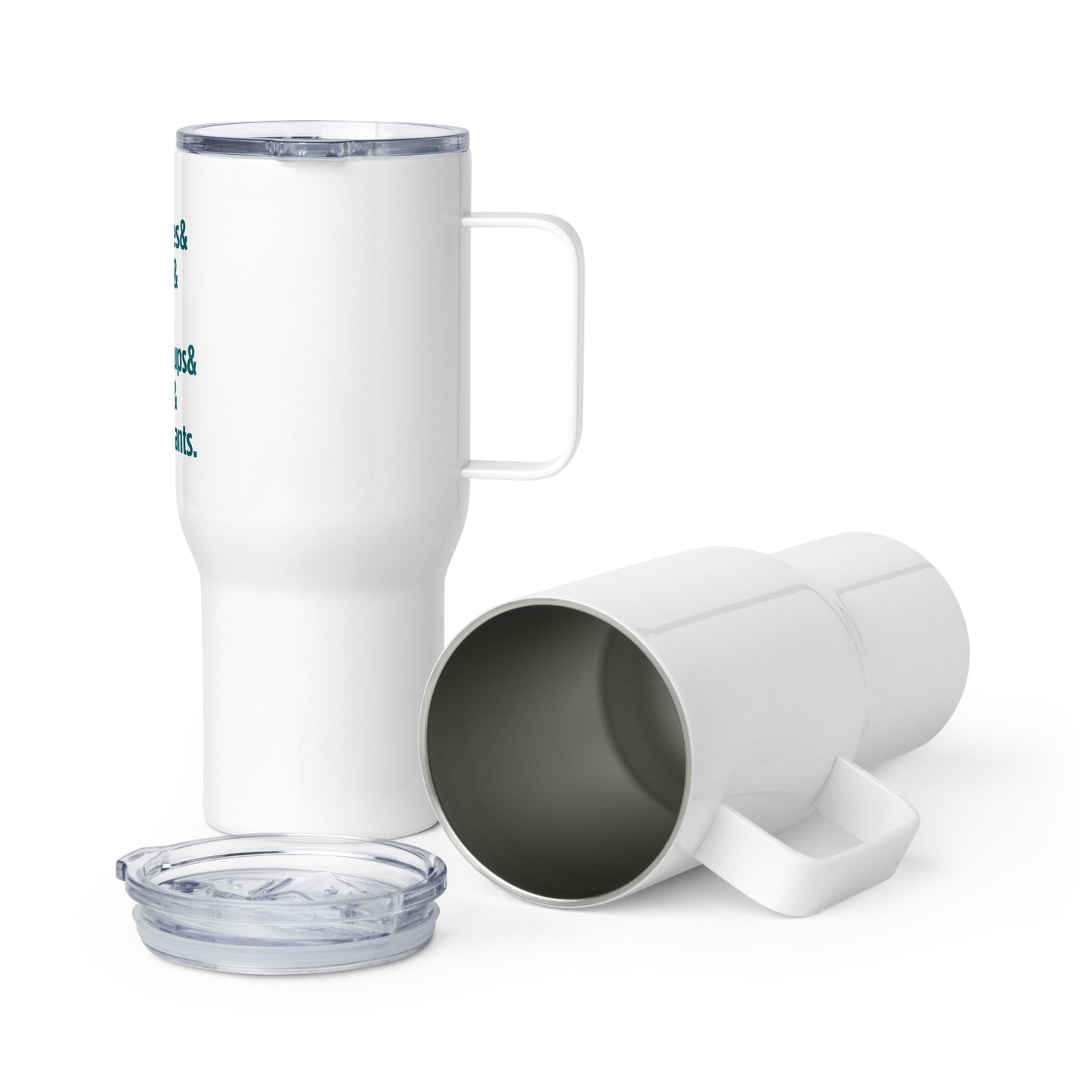 "Only on Main Street" (Local Businesses) Travel Mug with a Handle