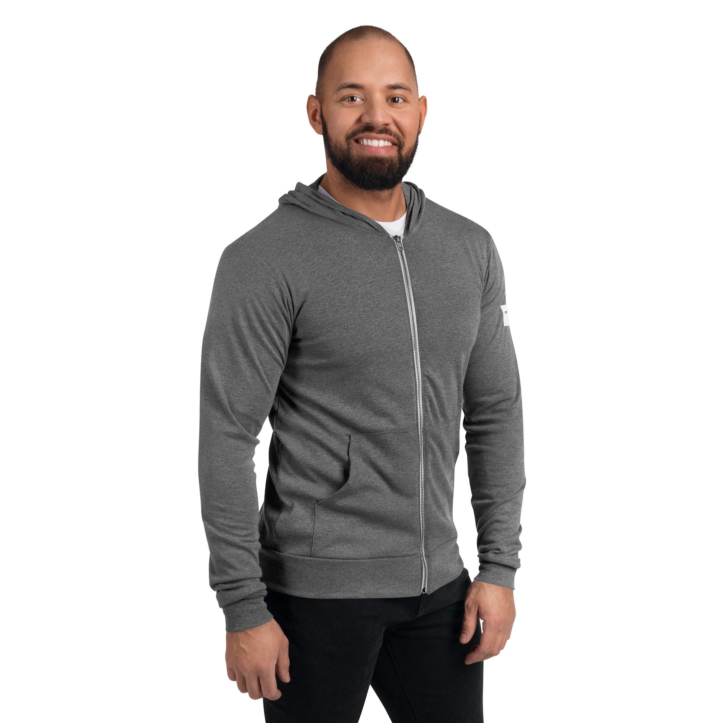 Customizable "America Needs Main Streets" Orange Unisex Zip Hoodie