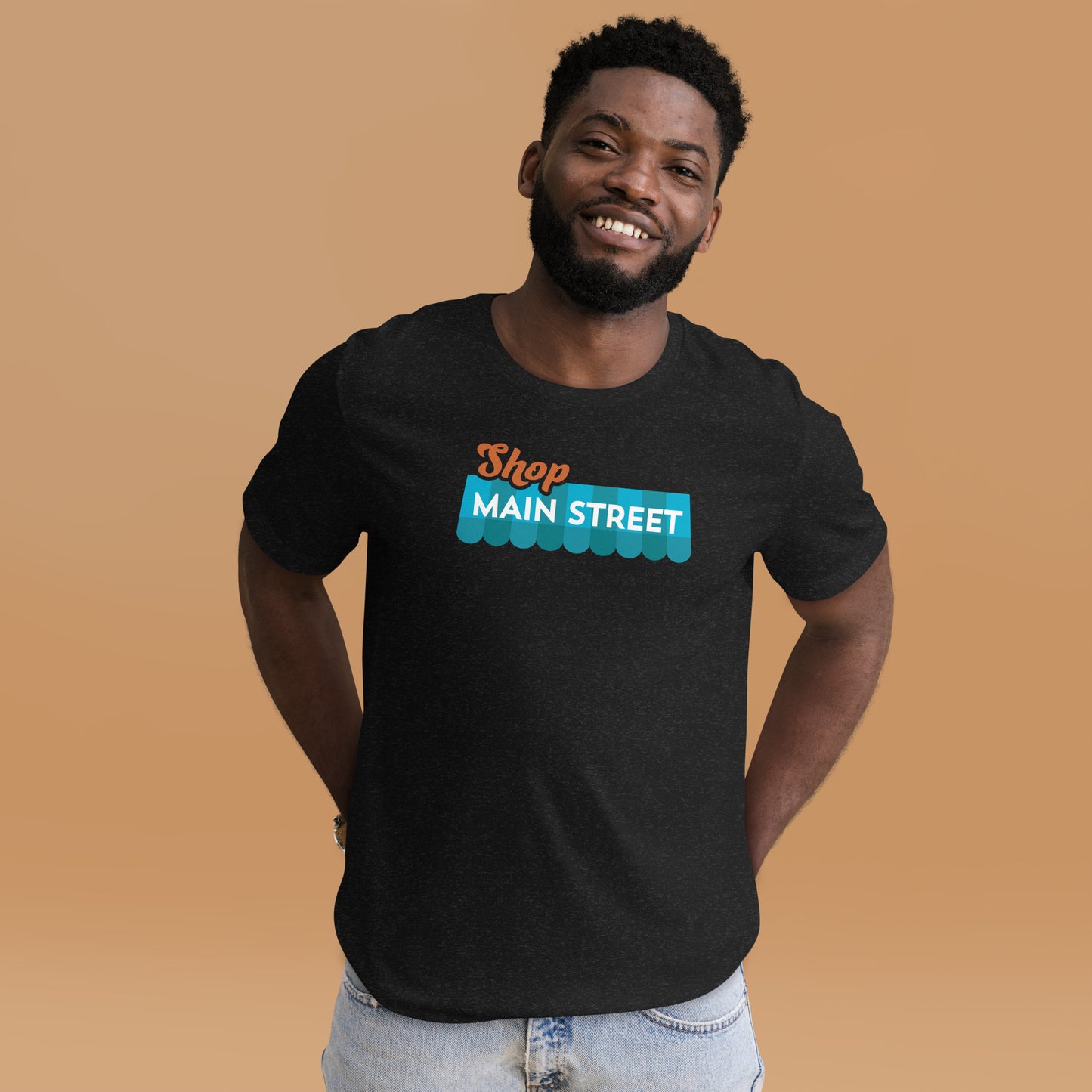 Customizable "Shop Main Street" Unisex T-shirt