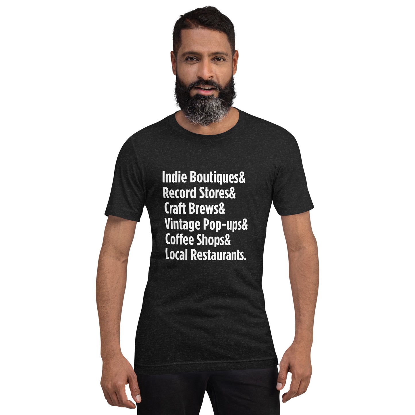 Customizable "Only on Main Street" (Local Businesses) Unisex T-shirt