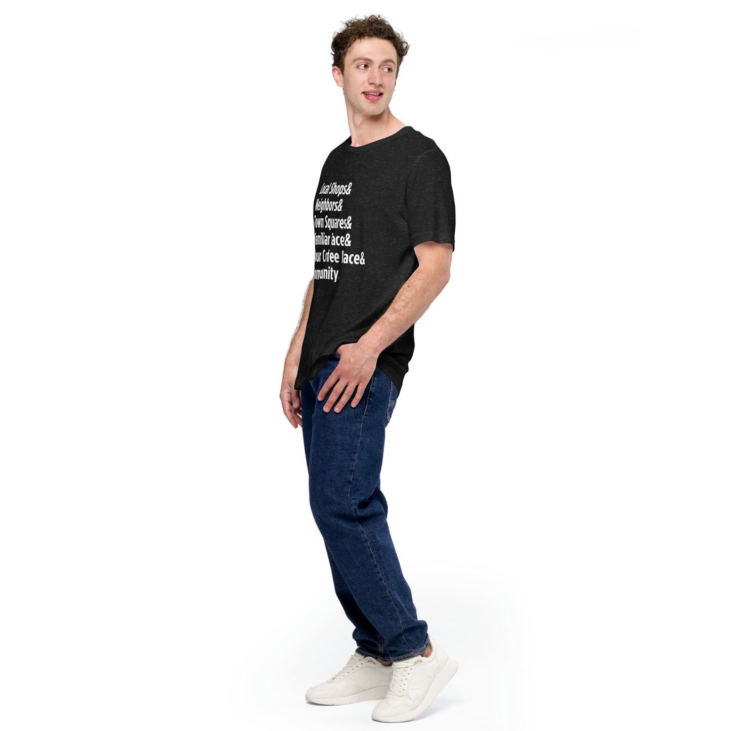 Customizable "Only on Main Street" (Community) Unisex T-shirt