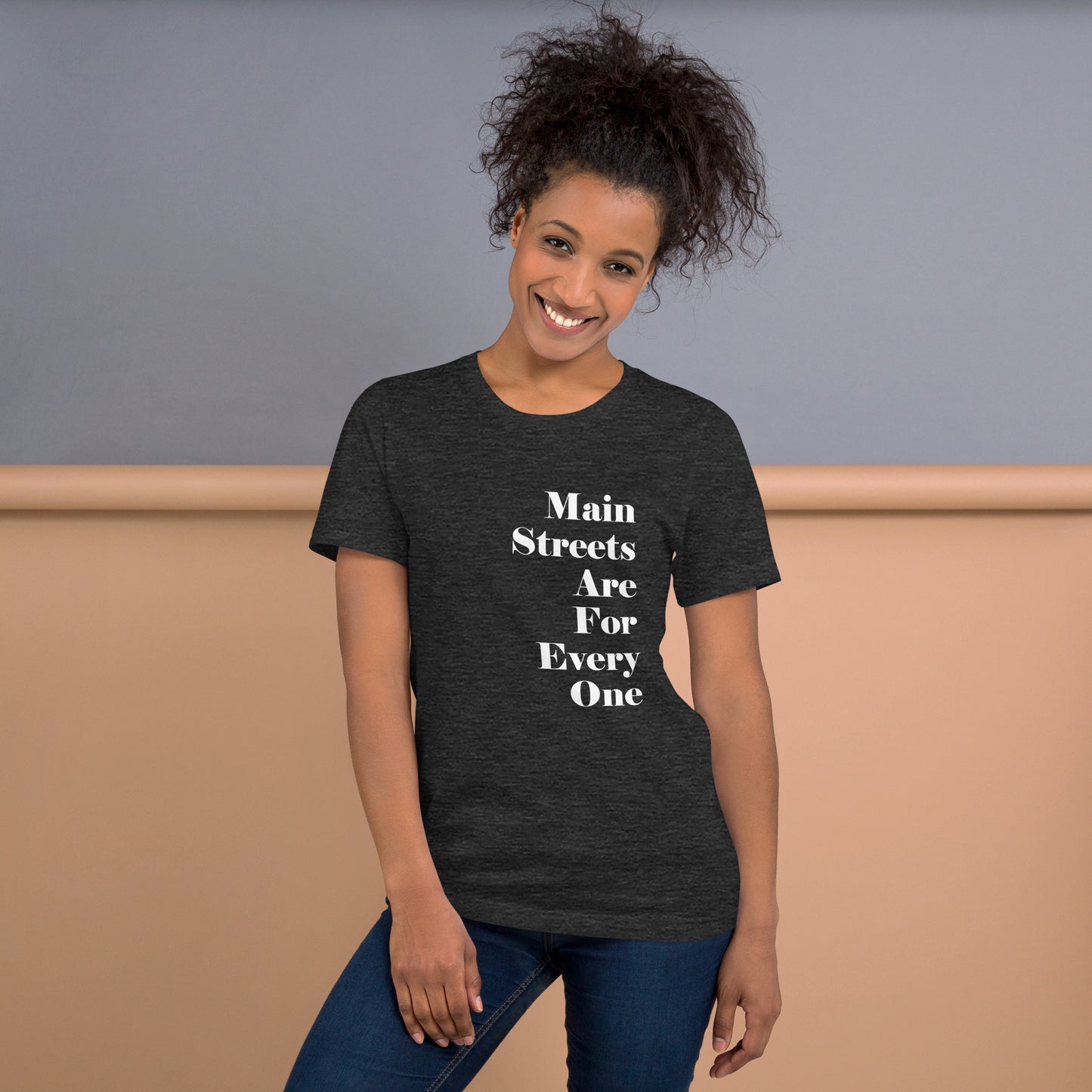 Main Streets Are For Everyone (White) Unisex T-shirt