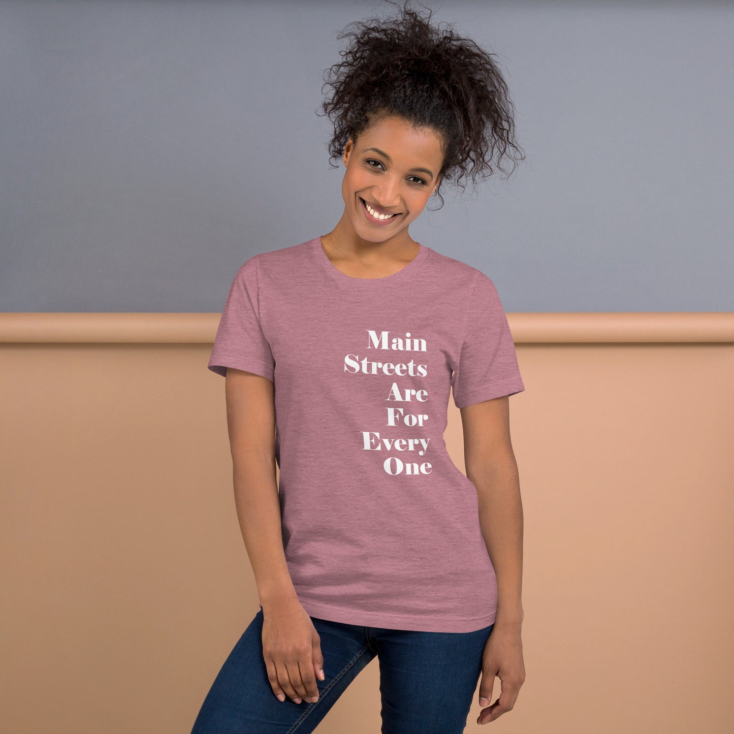 Main Streets Are For Everyone (White) Unisex T-shirt