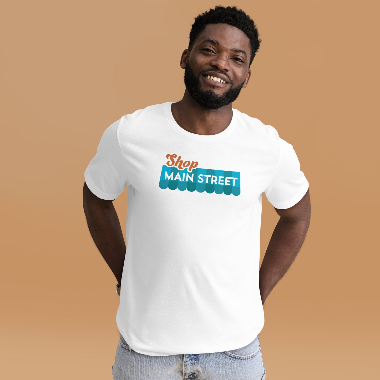 Customizable "Shop Main Street" Unisex T-shirt