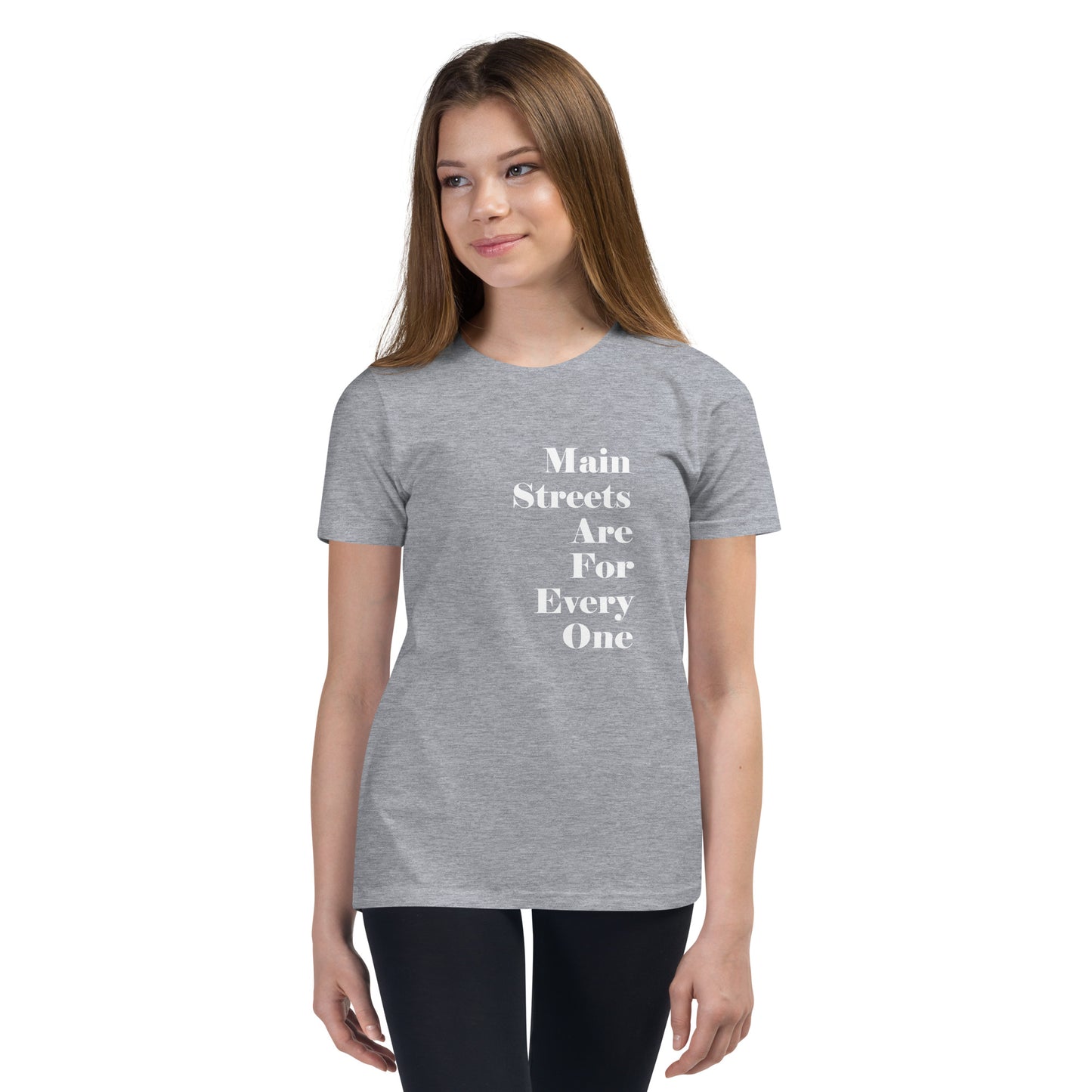 Main Streets Are For Everyone Youth Short Sleeve T-Shirt