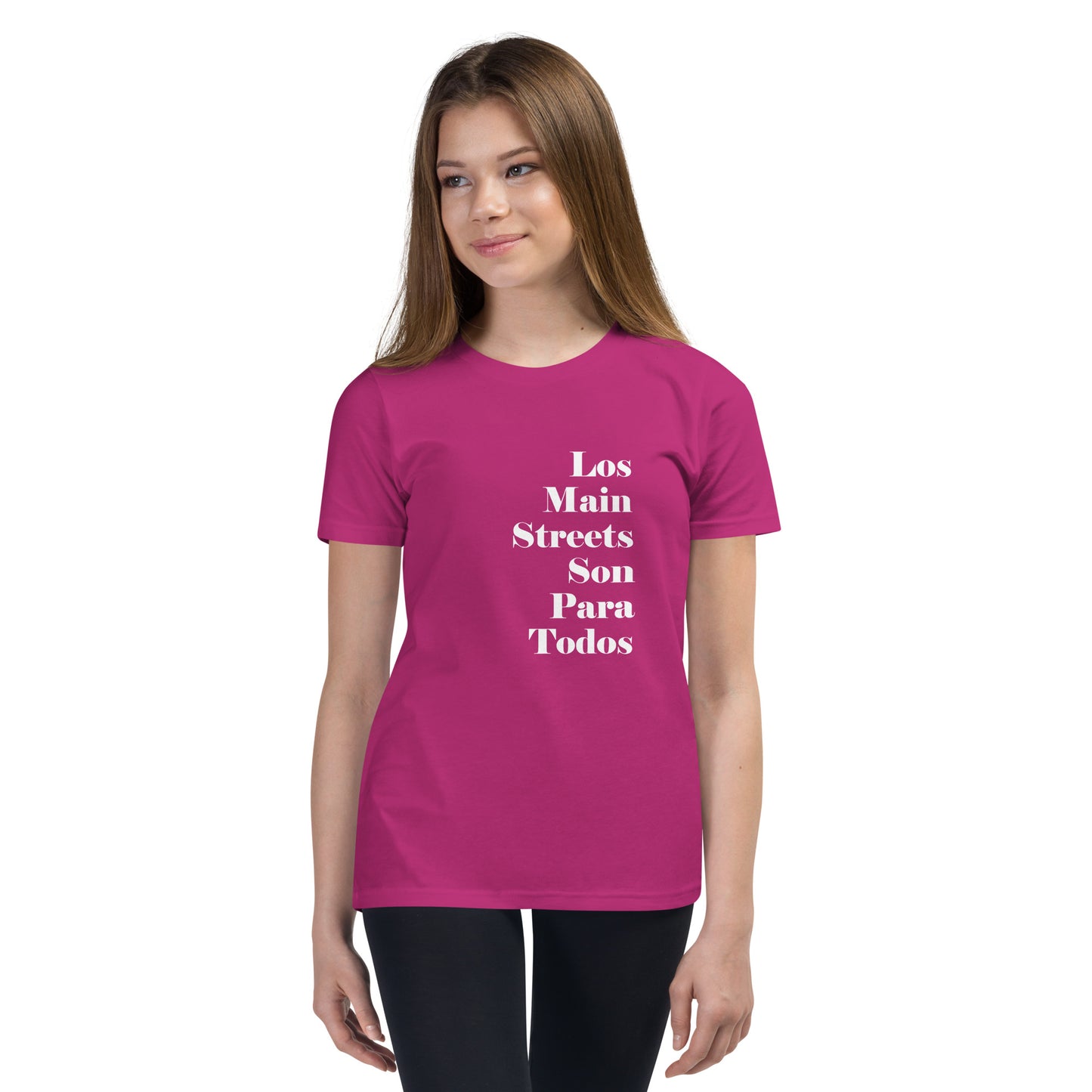 Los Main Streets Son Para Todos Youth Short Sleeve T-Shirt