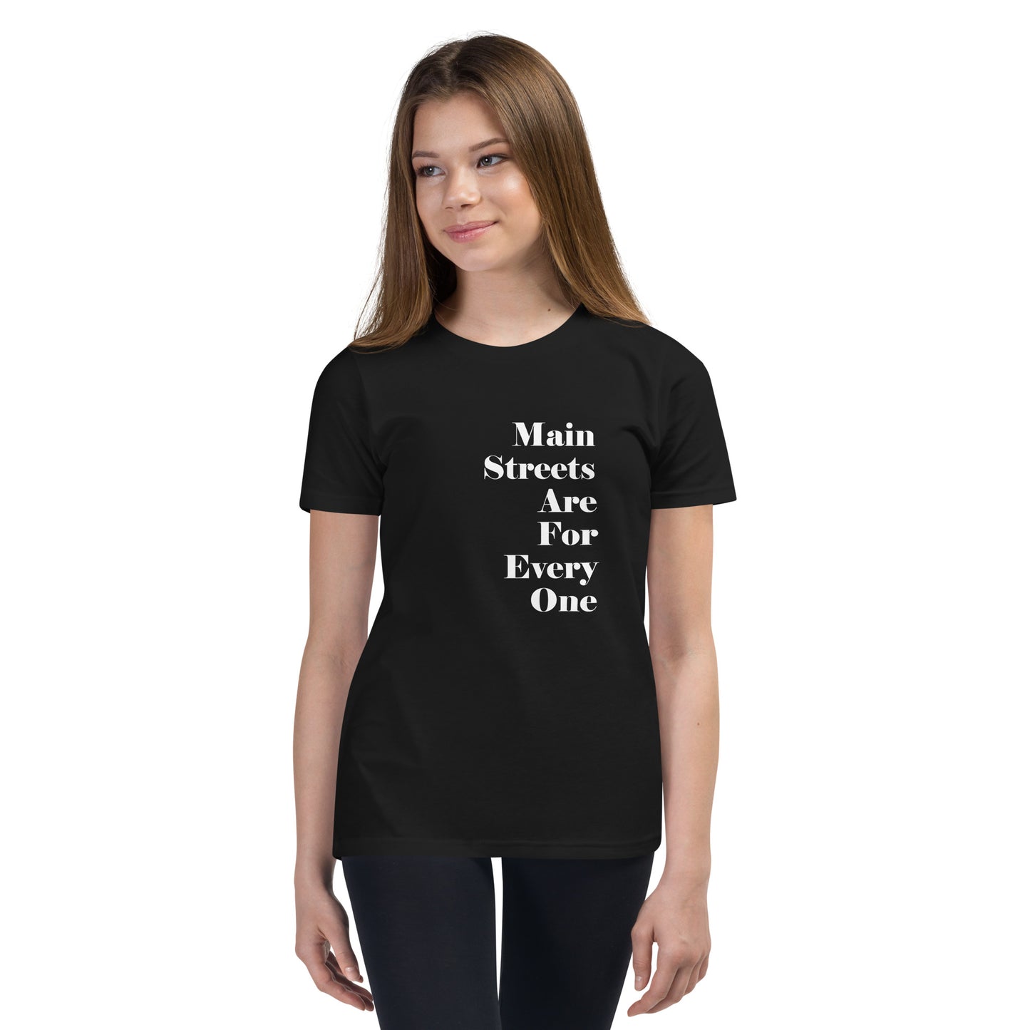 Main Streets Are For Everyone Youth Short Sleeve T-Shirt