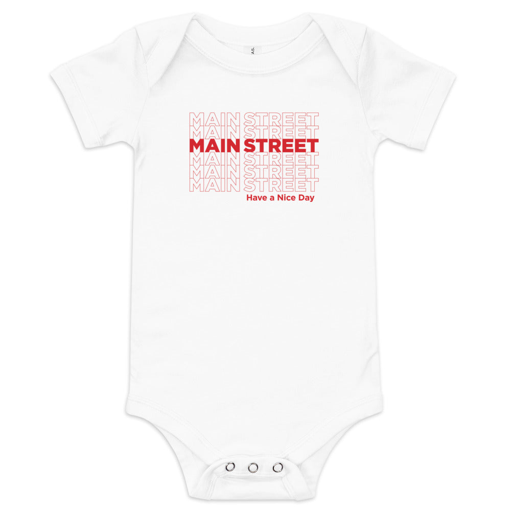 "Have a Nice Day" Baby Short Sleeve One Piece