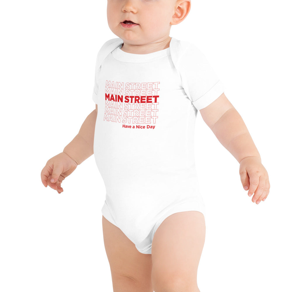 "Have a Nice Day" Baby Short Sleeve One Piece