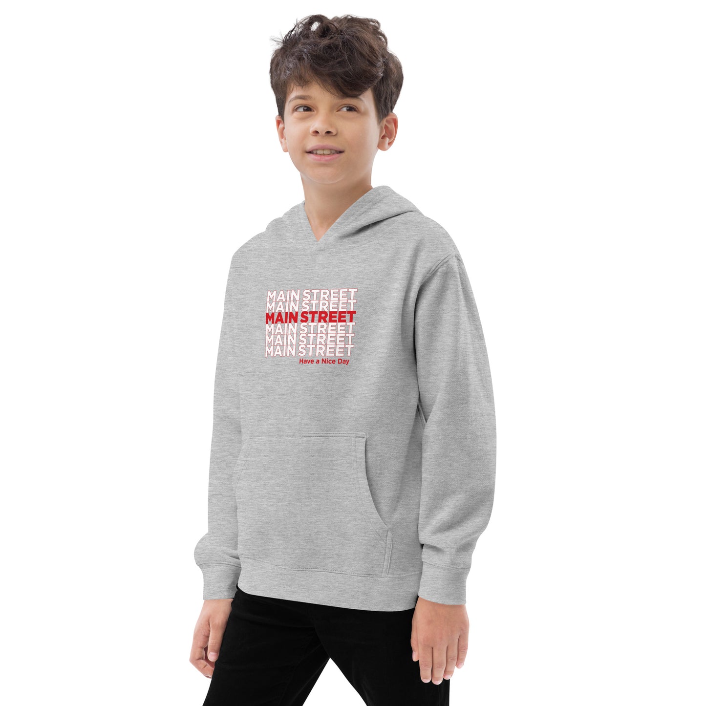 "Have a Nice Day" Kids Fleece Hoodie