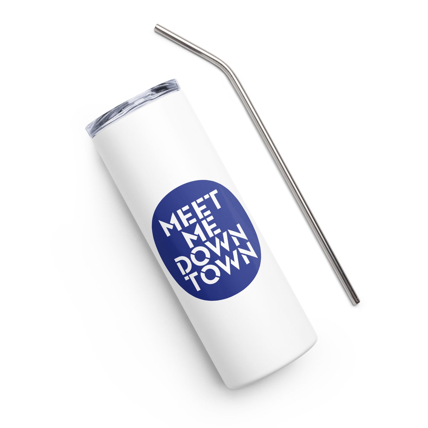 "Meet Me Downtown" Stainless Steel Tumbler