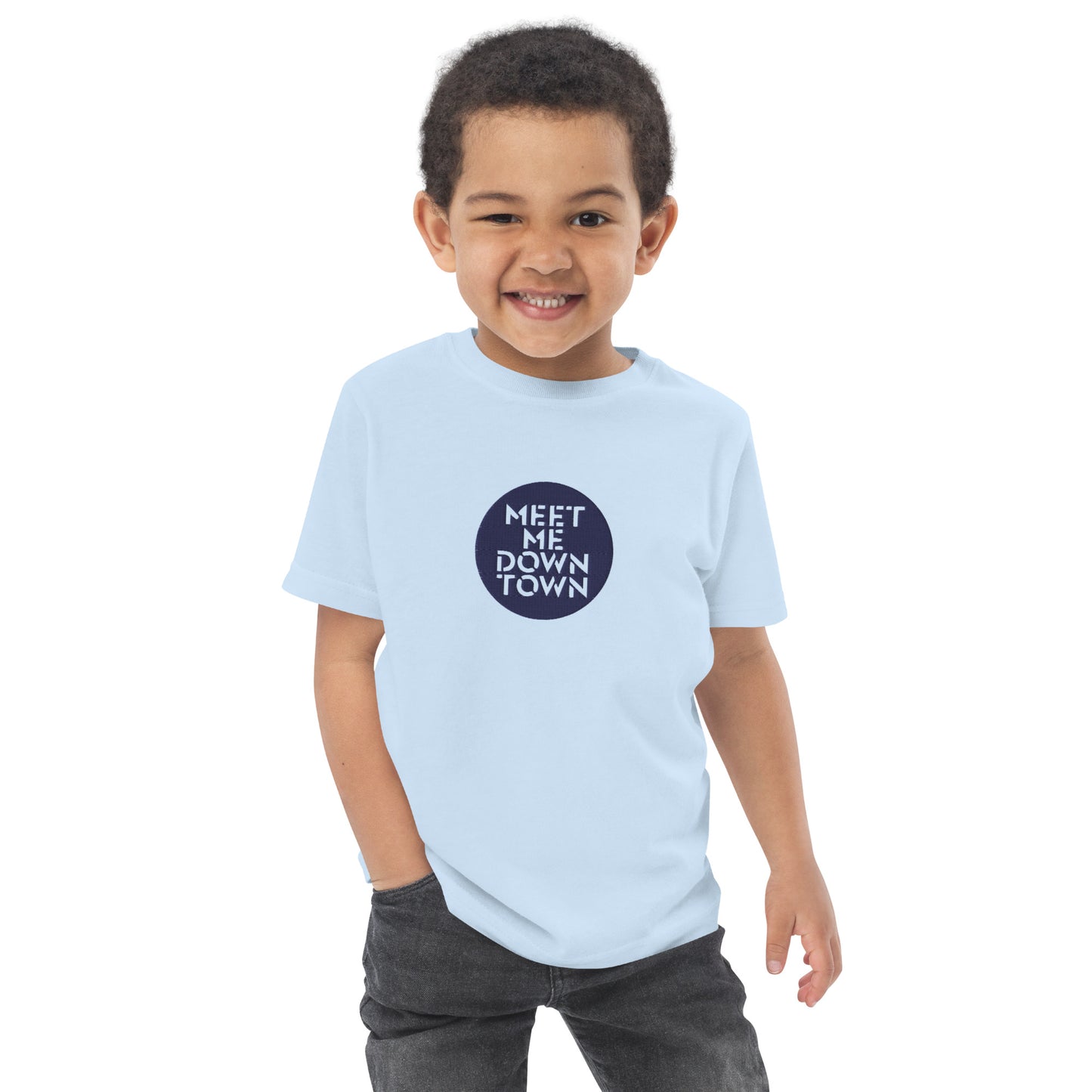 "Meet Me Downtown" Toddler/Kids Jersey T-shirt