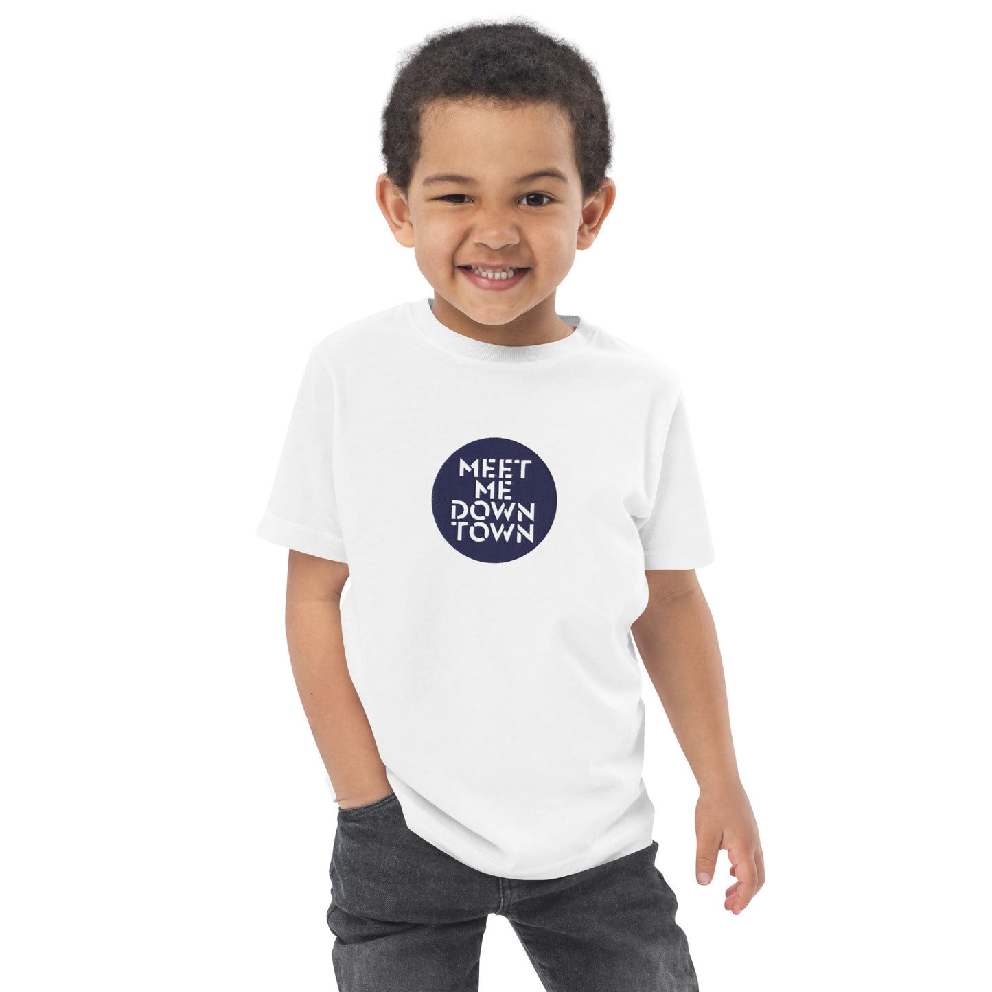 "Meet Me Downtown" Toddler/Kids Jersey T-shirt