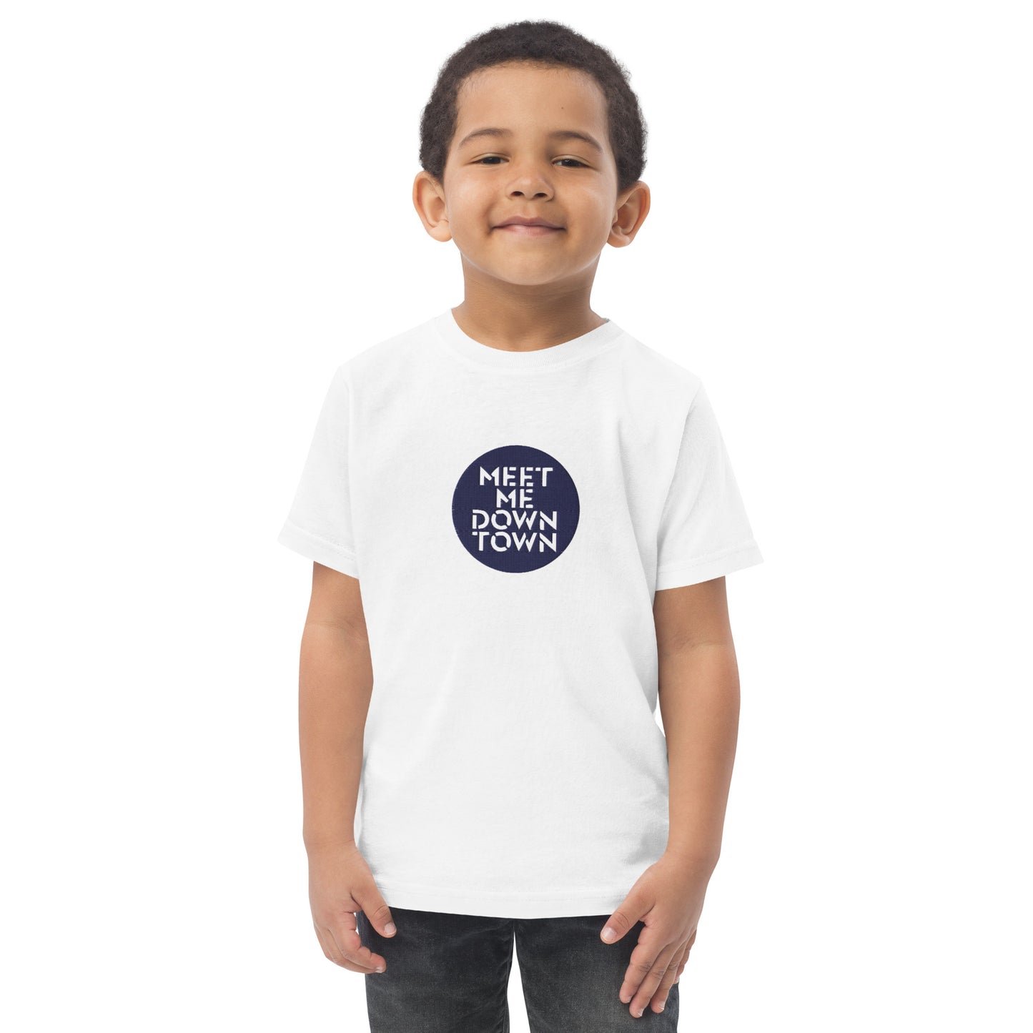"Meet Me Downtown" Toddler/Kids Jersey T-shirt