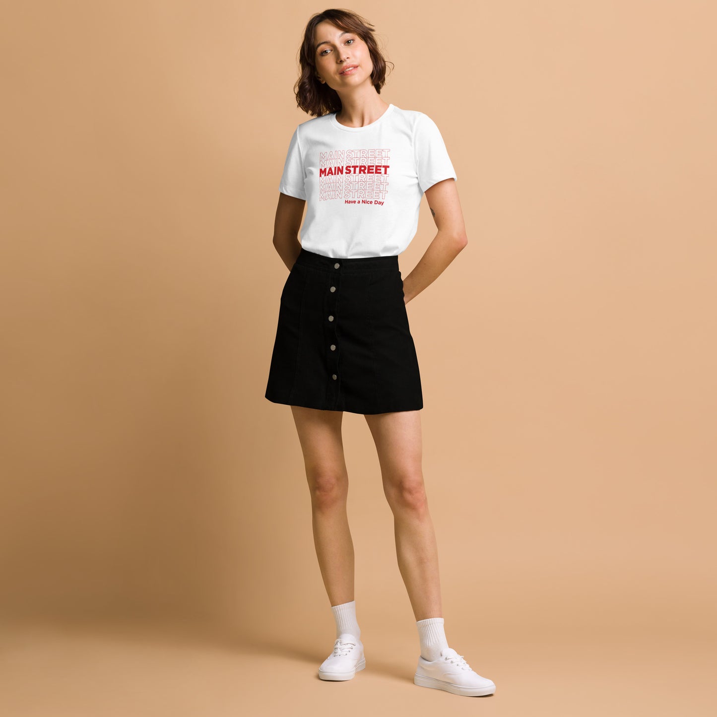 "Have a Nice Day" Women’s Relaxed Tri-Blend T-shirt