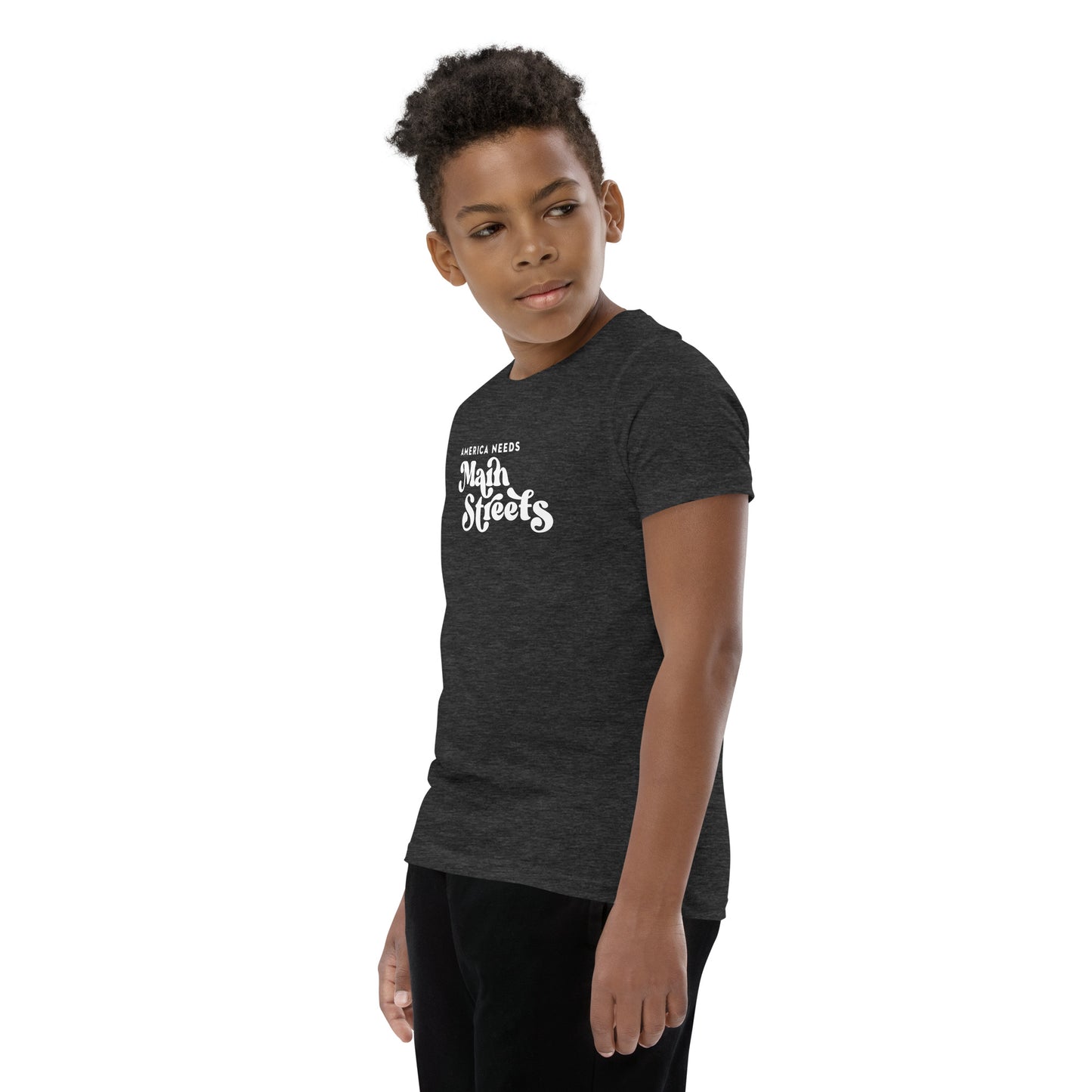 "America Needs Main Streets" Youth Short Sleeve T-Shirt