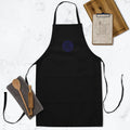 "Meet Me Downtown" (Blue) Embroidered Apron