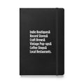 "Only on Main Street" (Local Businesses) Hardcover Bound Notebook