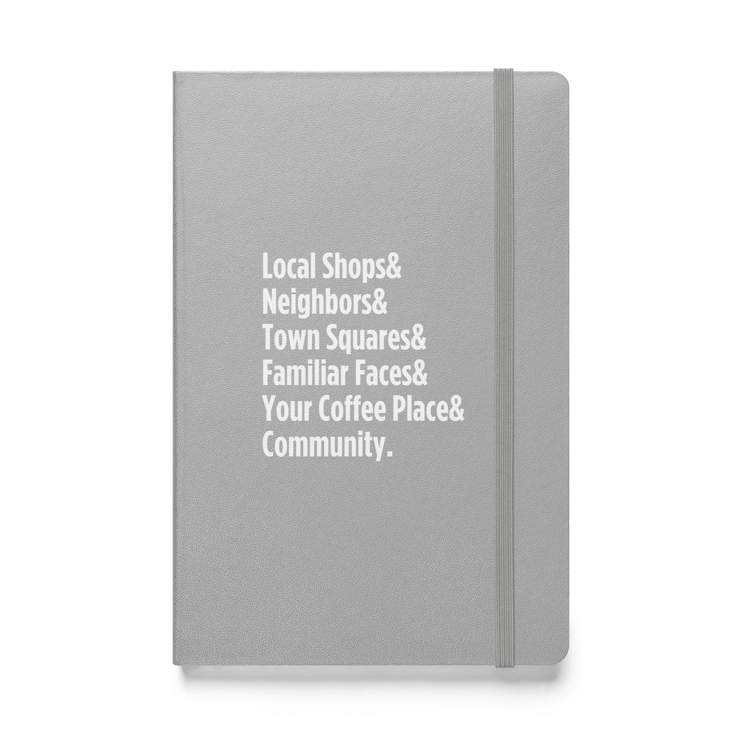 "Only on Main Street" (Community) Hardcover Bound Notebook