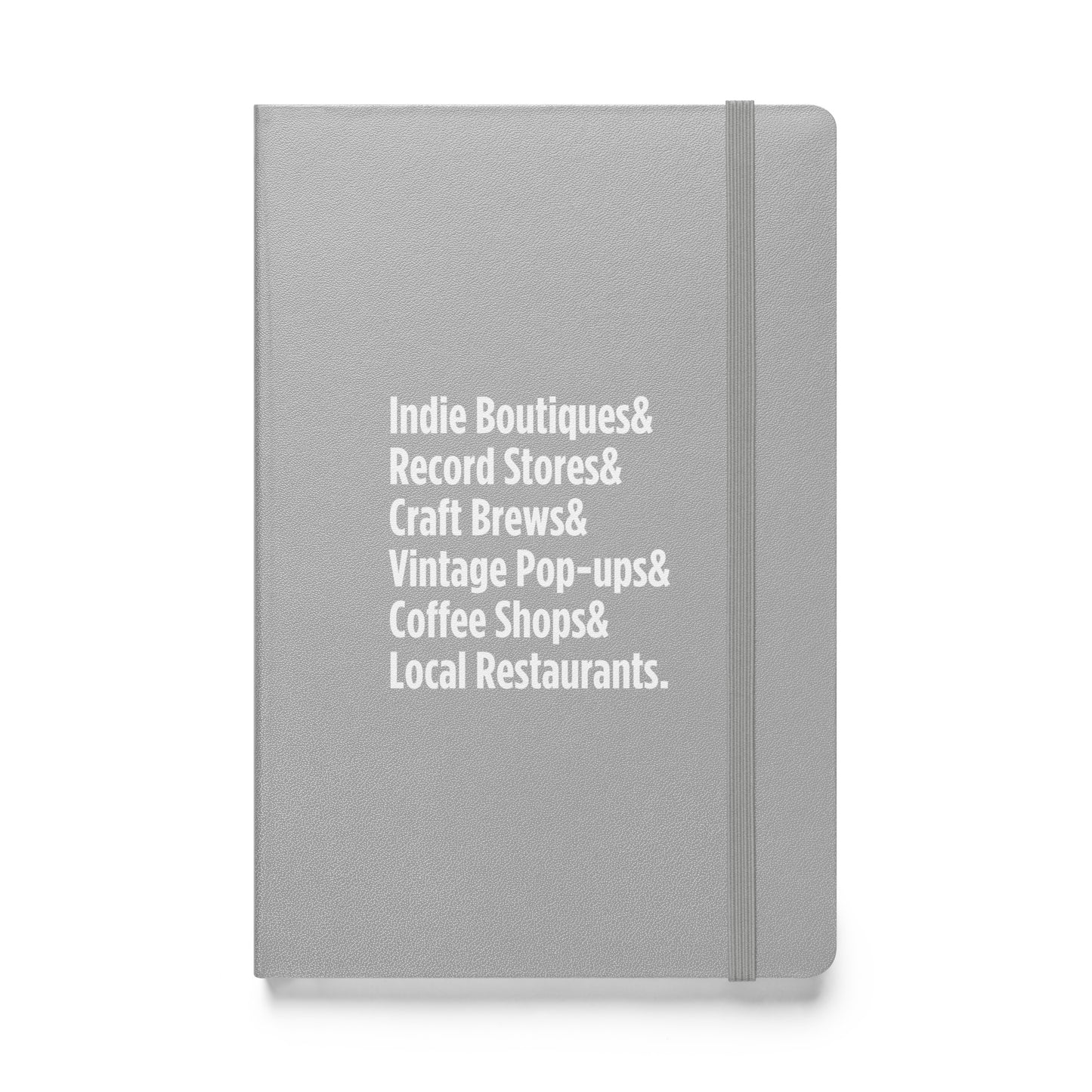 "Only on Main Street" (Local Businesses) Hardcover Bound Notebook