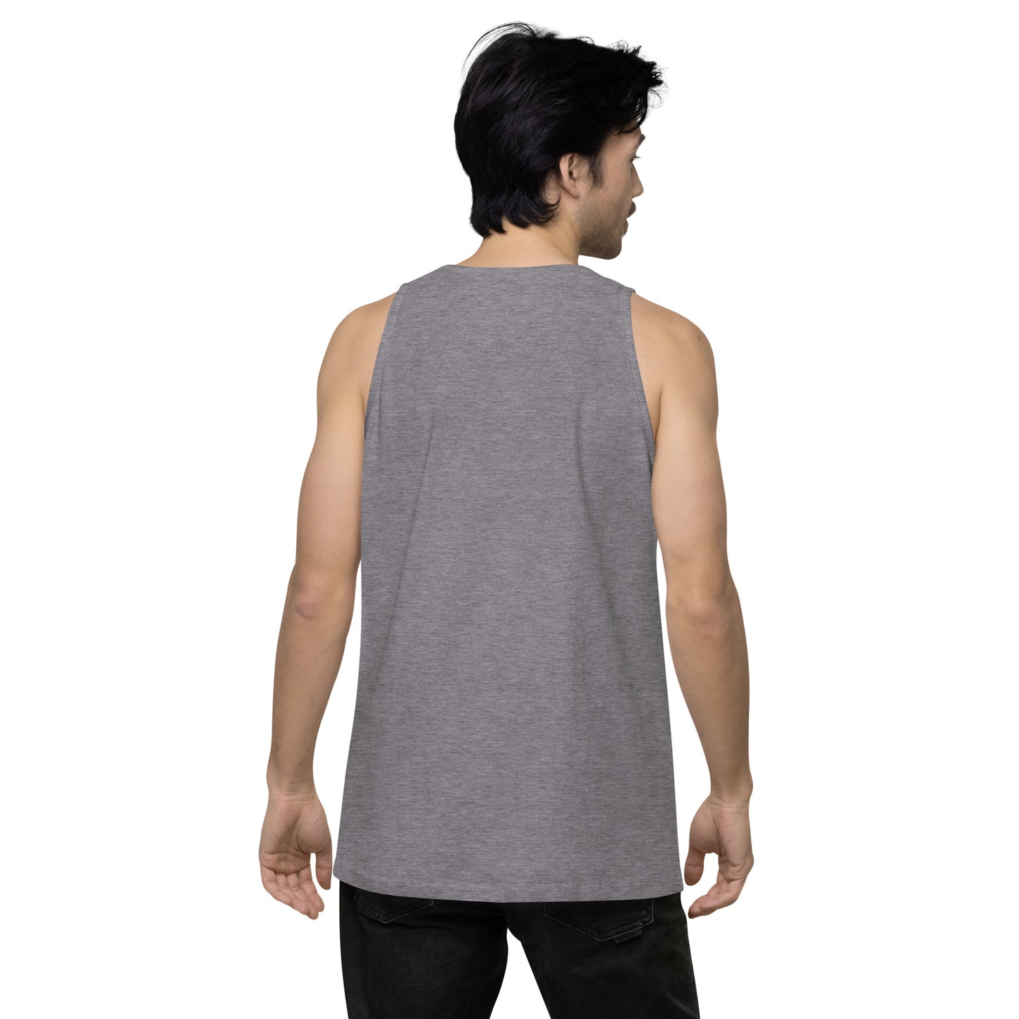 "Only on Main Street" (Community) Men’s Premium Tank Top