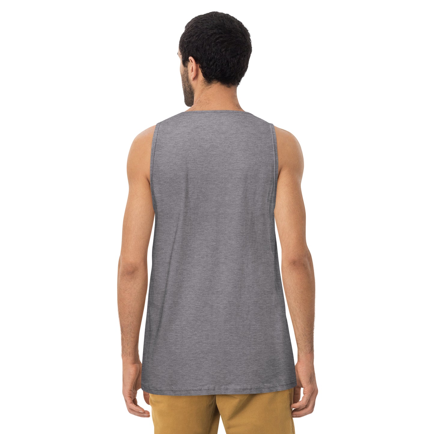 "Only on Main Street" (Local Businesses) Men’s Premium Tank Top