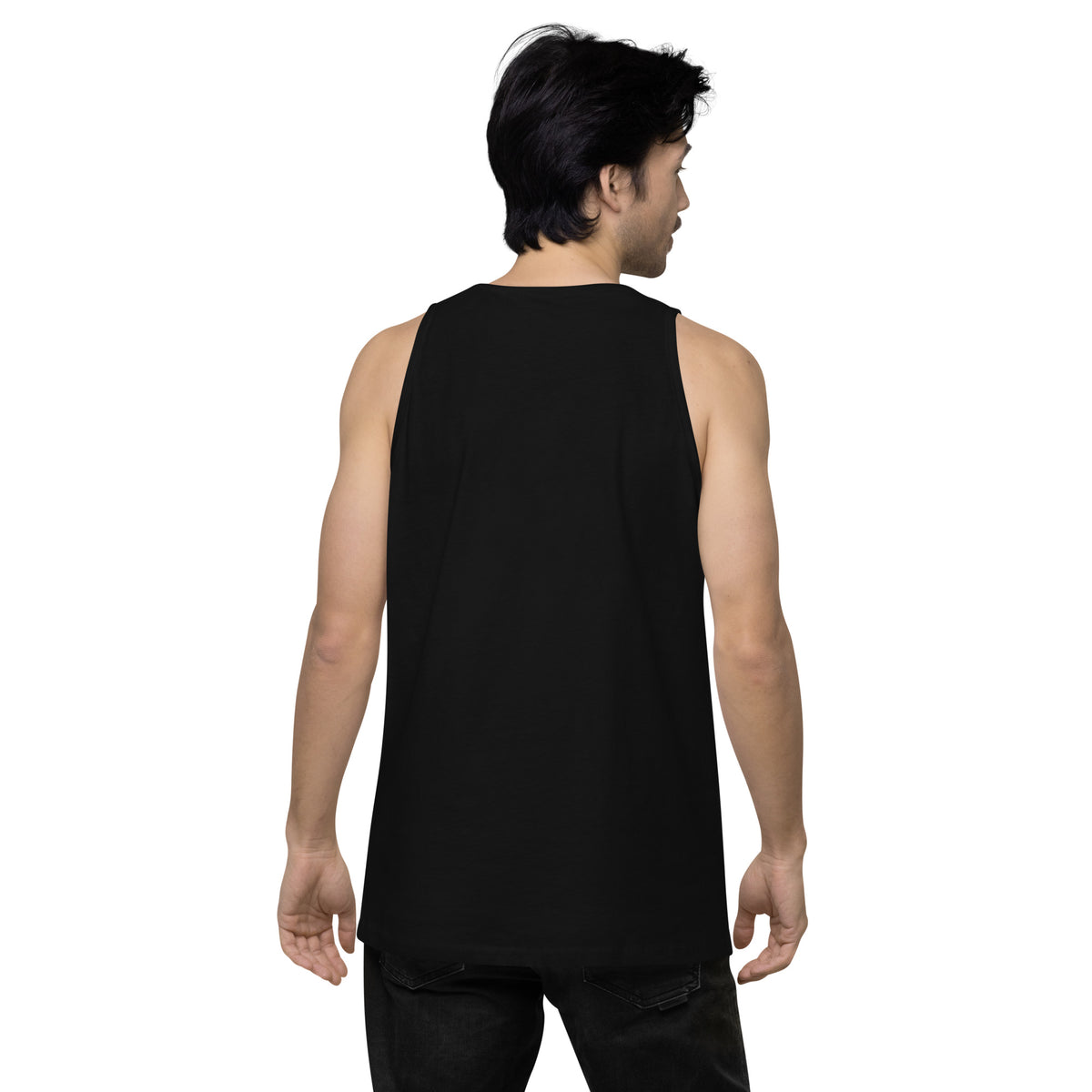 "Only on Main Street" (Community) Men’s Premium Tank Top