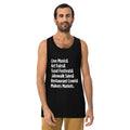 "Only on Main Streets" (Events) Men’s Premium Tank Top