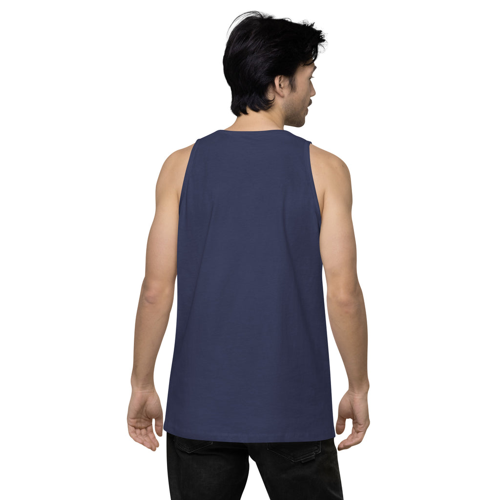 "Only on Main Street" (Community) Men’s Premium Tank Top