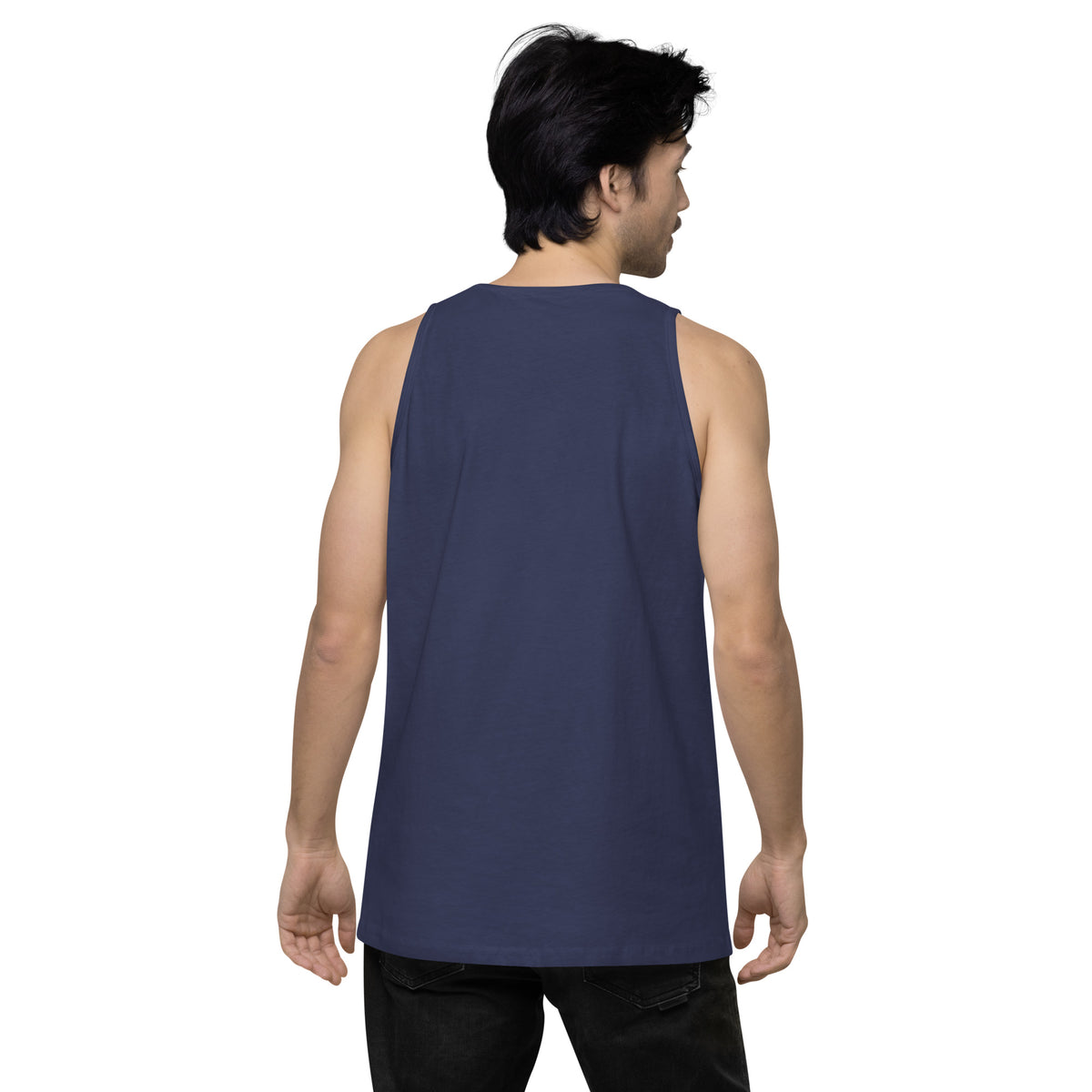 "Only on Main Street" (Community) Men’s Premium Tank Top