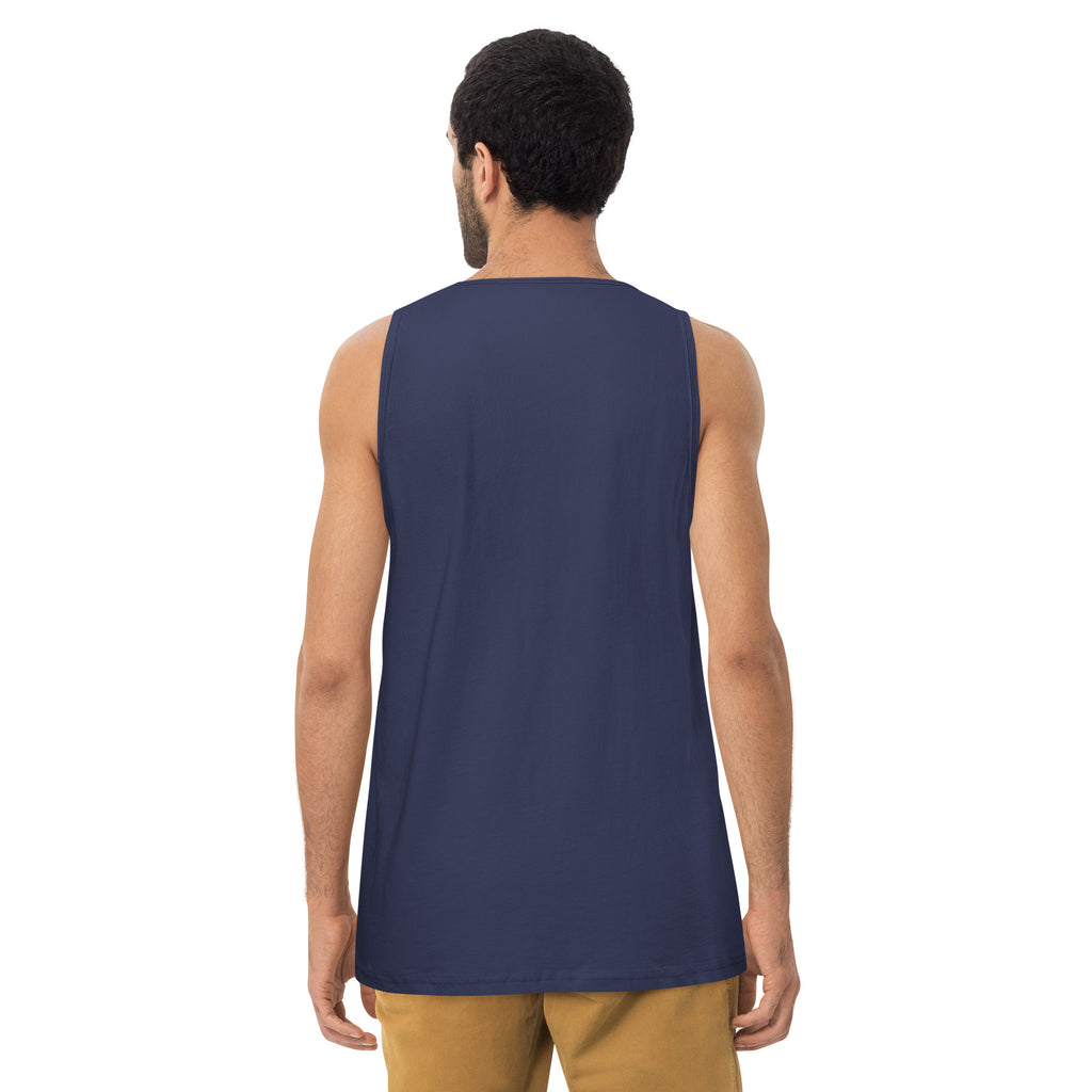 "Only on Main Street" (Local Businesses) Men’s Premium Tank Top