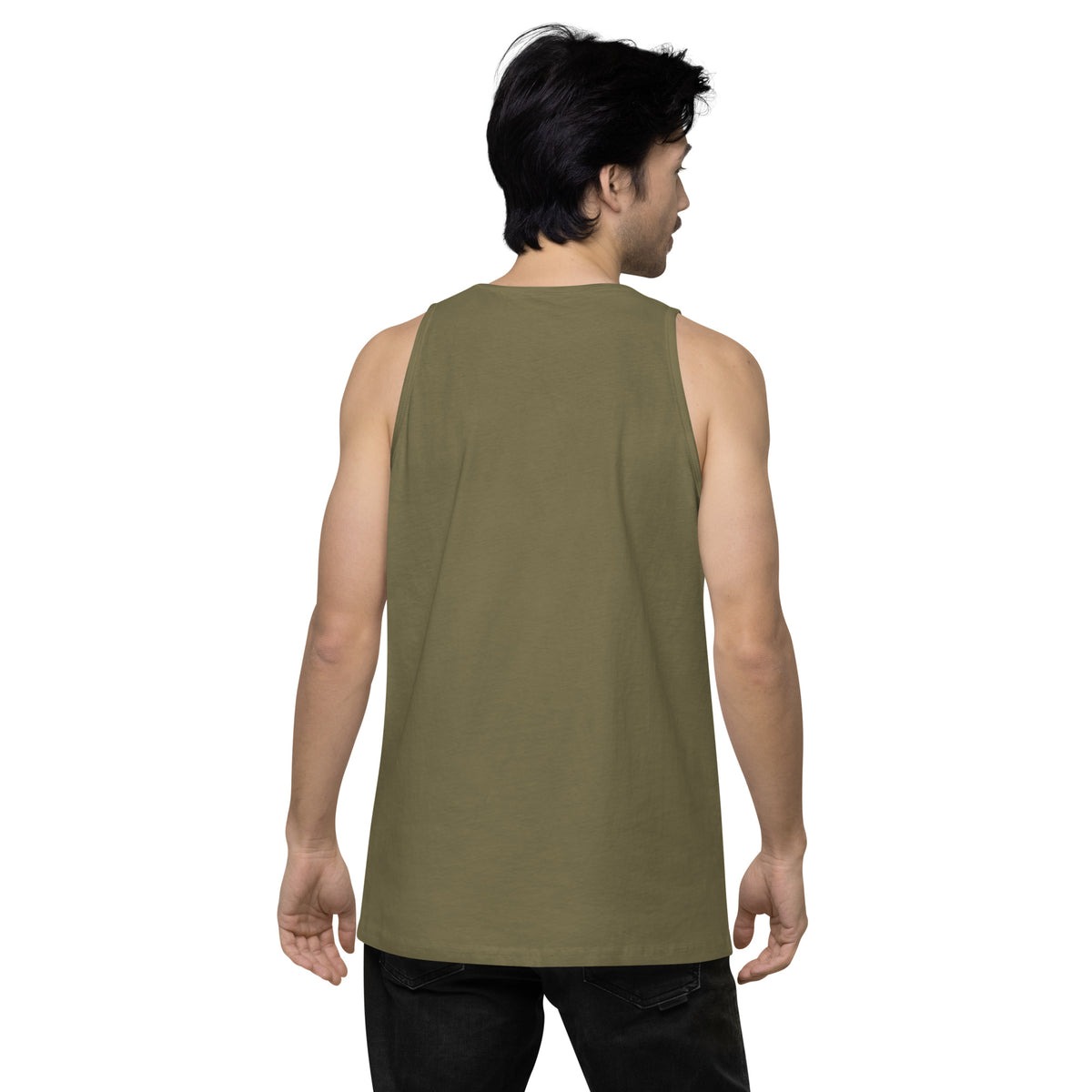 "Only on Main Street" (Community) Men’s Premium Tank Top