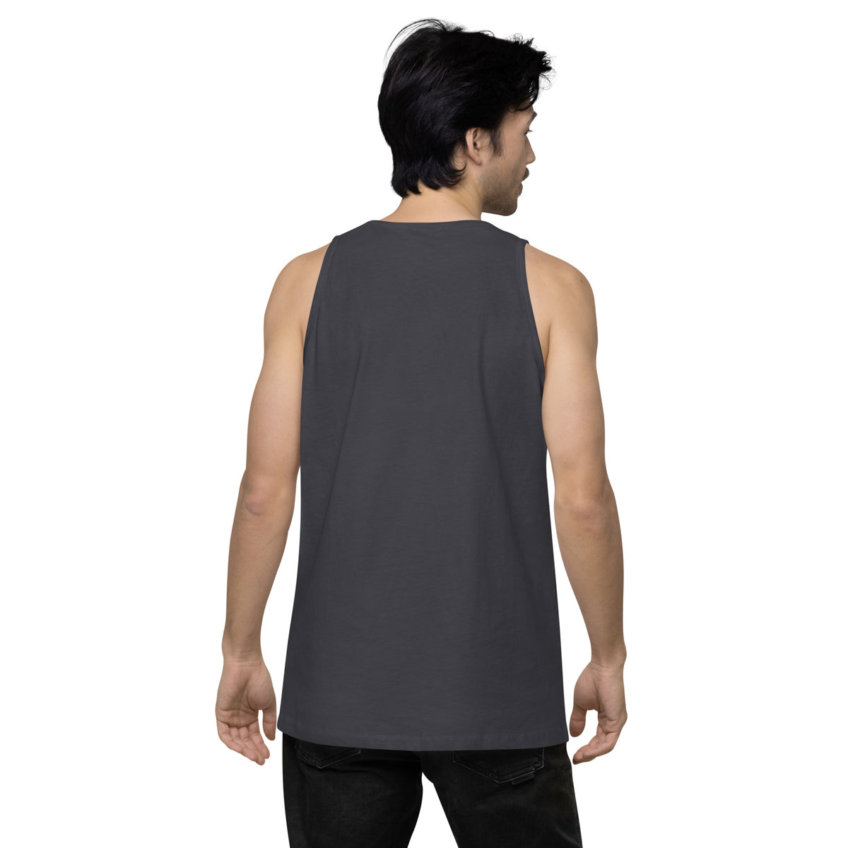 "Only on Main Street" (Community) Men’s Premium Tank Top