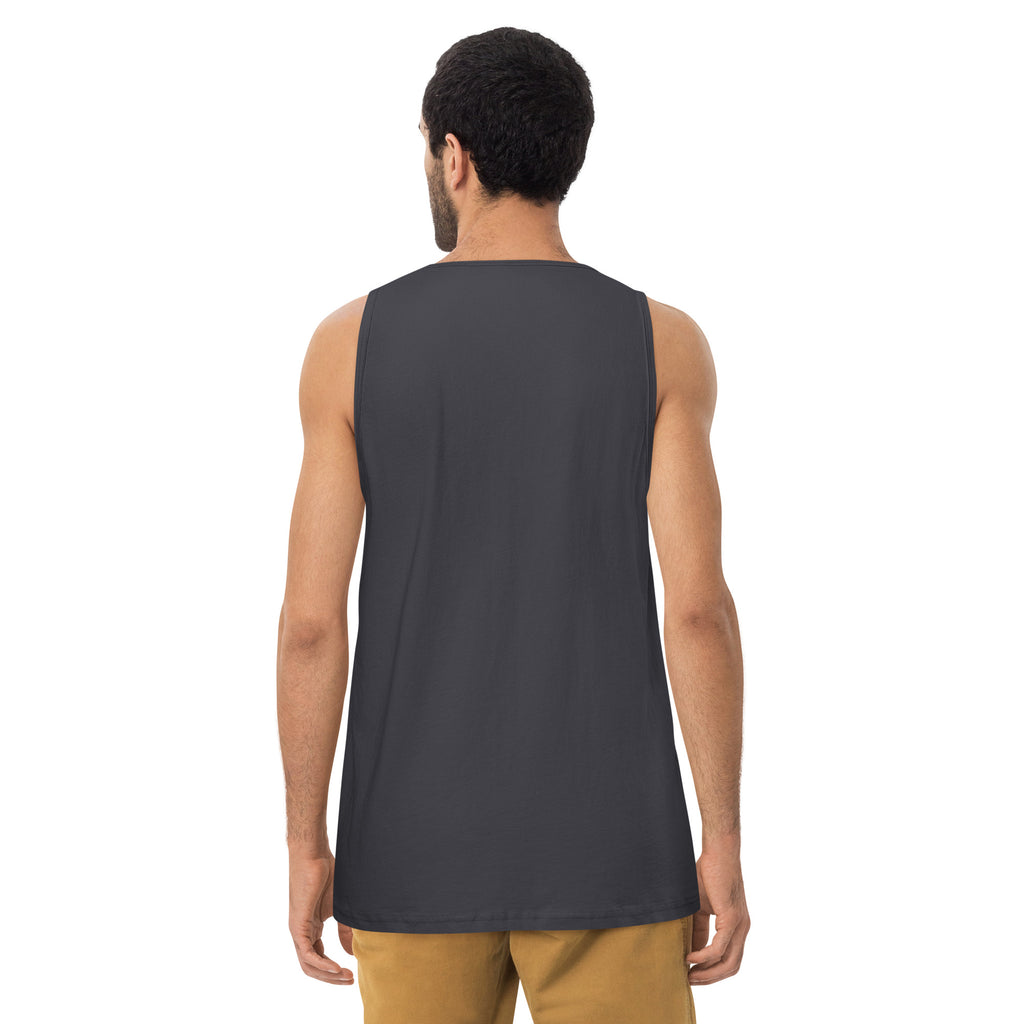 "Only on Main Street" (Local Businesses) Men’s Premium Tank Top