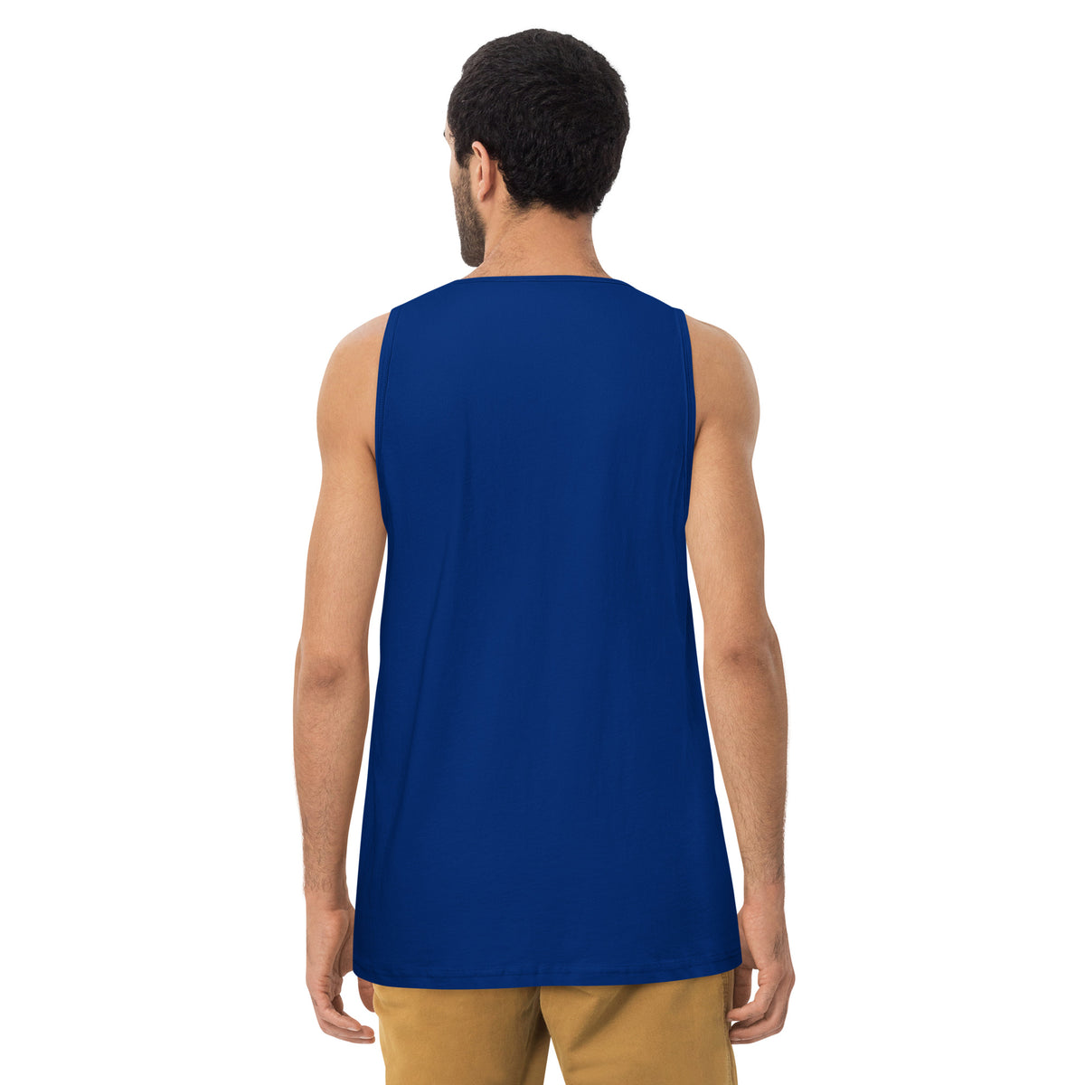 "Only on Main Street" (Local Businesses) Men’s Premium Tank Top