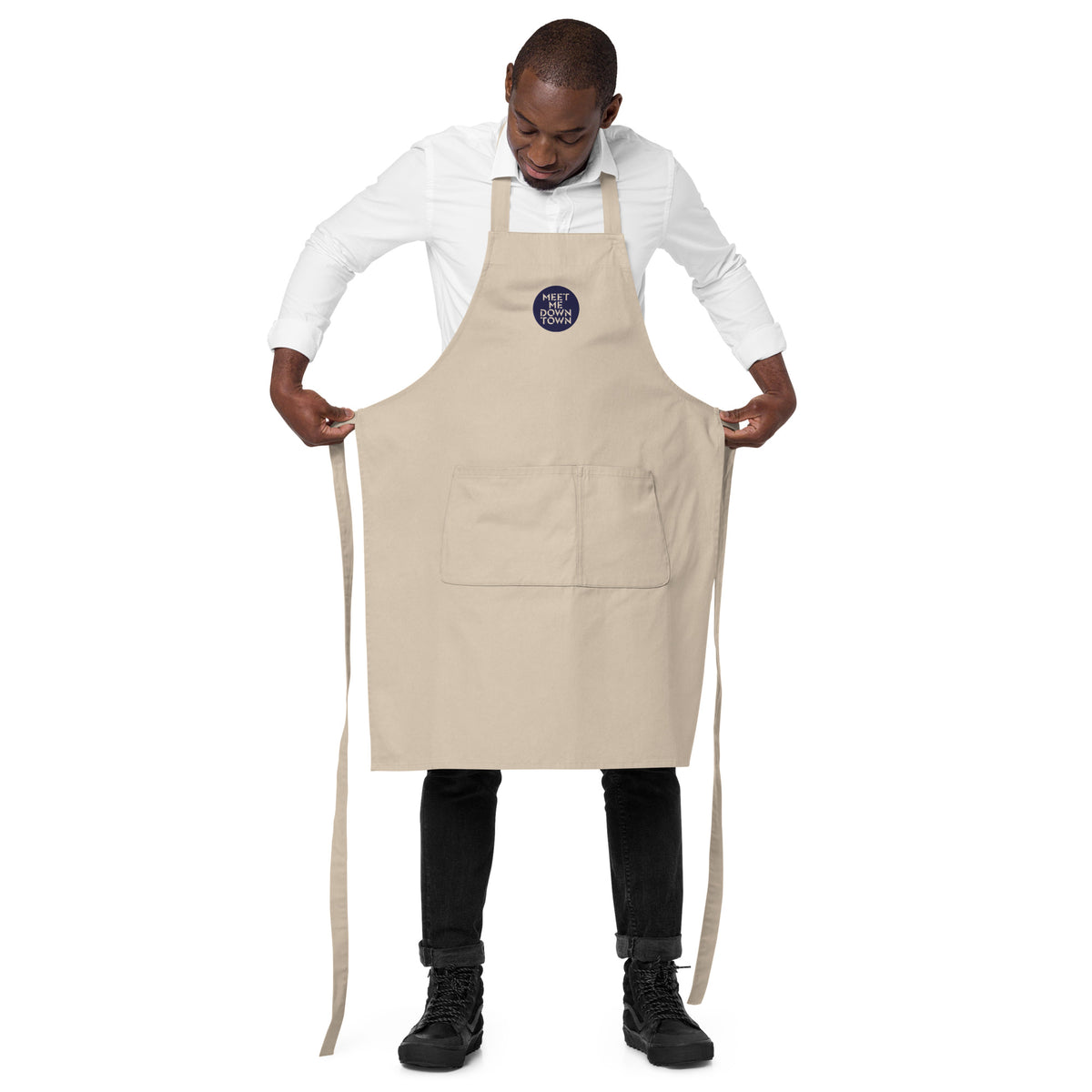 "Meet Me Downtown" Organic Cotton Apron