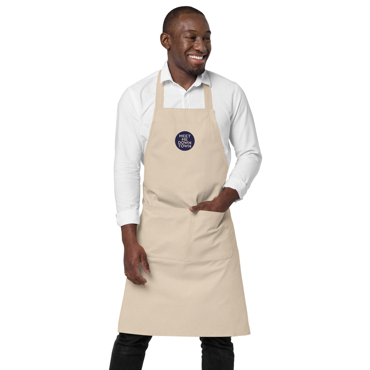 "Meet Me Downtown" Organic Cotton Apron