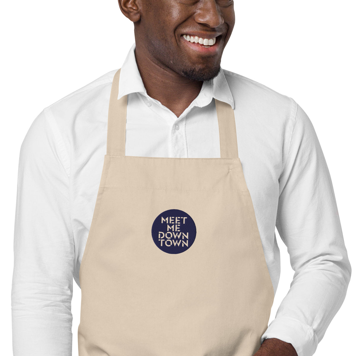 "Meet Me Downtown" Organic Cotton Apron