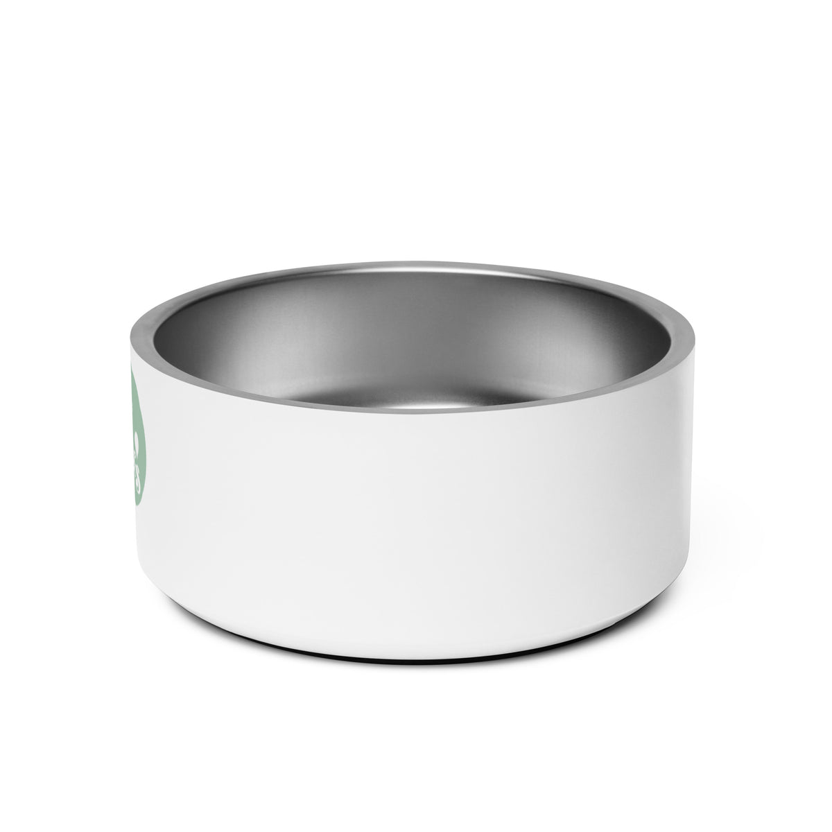 "America Needs Main Streets" (Green Bubbles) Pet Bowl