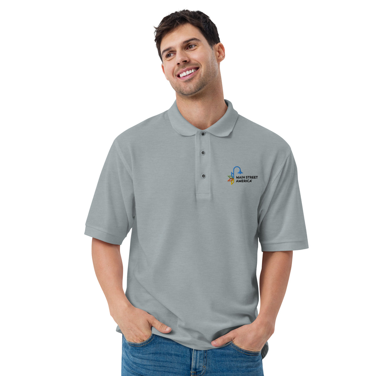 MSA Logo Men's Premium Polo