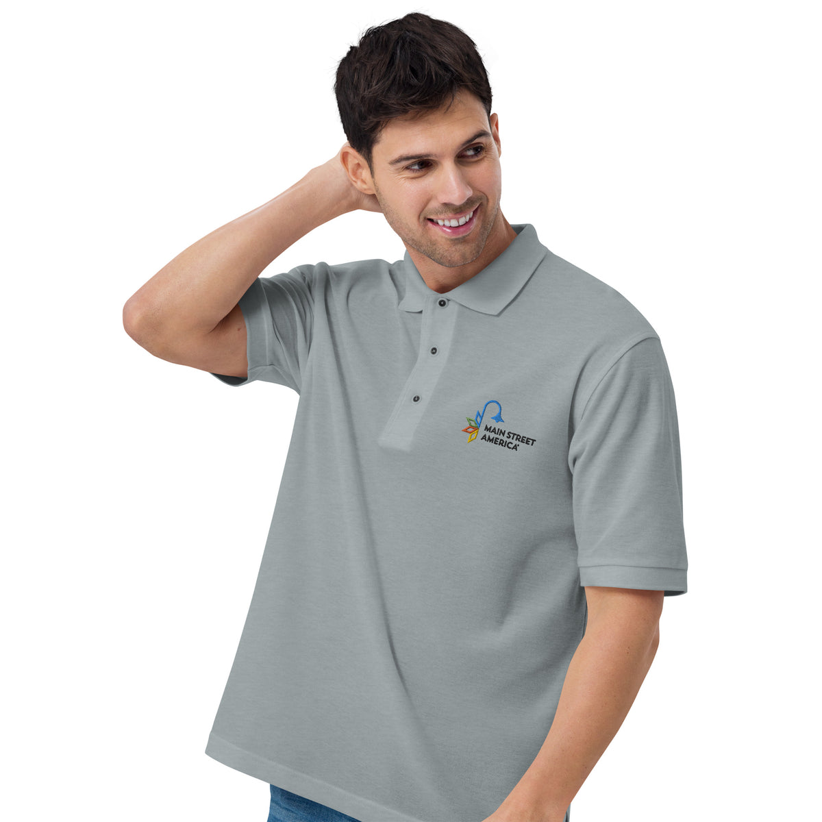 MSA Logo Men's Premium Polo