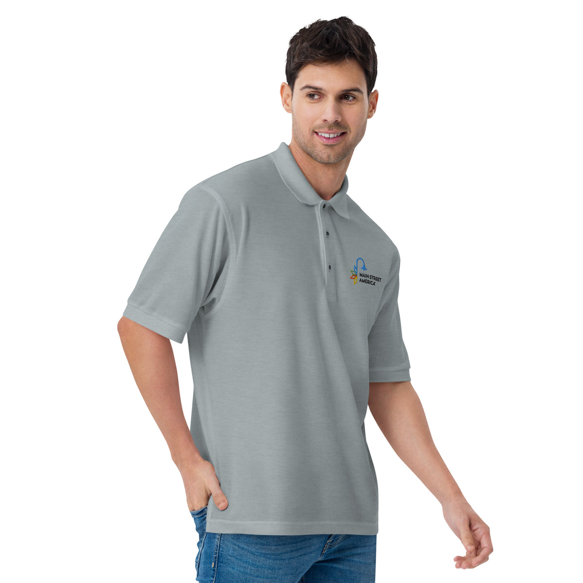 MSA Logo Men's Premium Polo