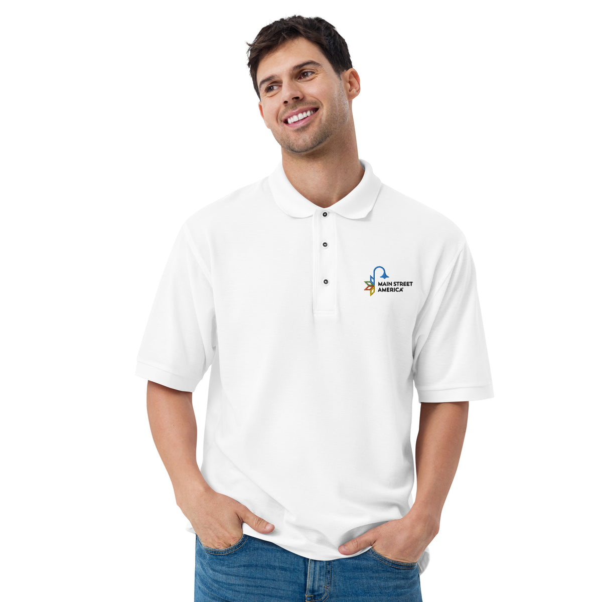 MSA Logo Men's Premium Polo