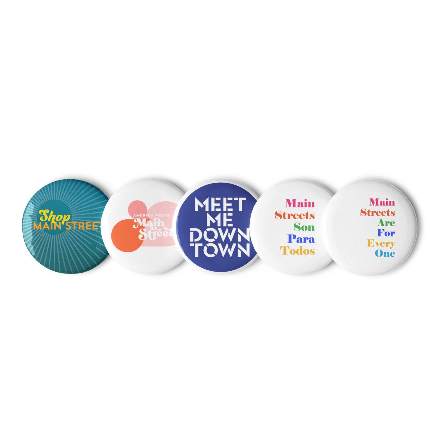 Assorted Set of Pin Buttons